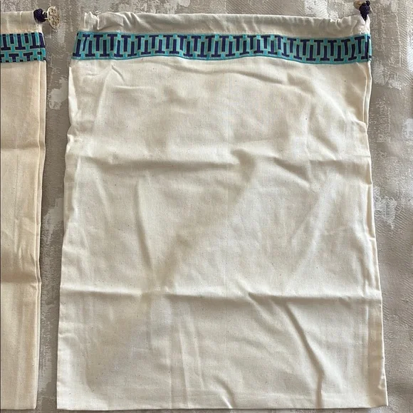 Tory Burch Cream Drawstring Bags (3) - Picture 3 of 4